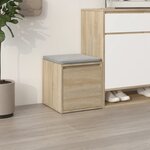VidaXL Tiroir boîte Chêne sonoma 40 5x40x40 cm Bois d'ingénierie