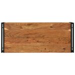 vidaXL Table basse Marron 120 x 50 x 38 cm Bois d'Acacia Massif