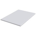 vidaXL Coussins de Matelas Blanc 140 x 200 cm