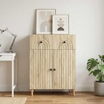 vidaXL Buffet Chêne Sonoma 66 x 34 5 x 90 cm Bois d'ingénierie