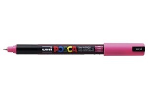Marqueur pointe calibrée extra-fine POSCA PC1MR 0 7mm Rose x 12 POSCA