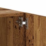 vidaXL Table de chevet vieux bois 100x35x40 cm bois d'ingénierie