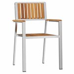 vidaXL Ensemble de salle à manger pour jardin avec coussin 3 Pièces