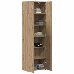 vidaXL Armoire de rangement chêne artisanal 70 x 42 5 x 225 cm