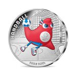 Monnaie de 10€ en argent - Mascotte - Jeux Olympiques 2024  handball - Millésime 2023