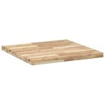 vidaXL Dessus de table carré 70x70x4 cm bois massif d'acacia