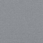 vidaXL Lit de jour avec lit gigogne gris clair 90x200 cm tissu