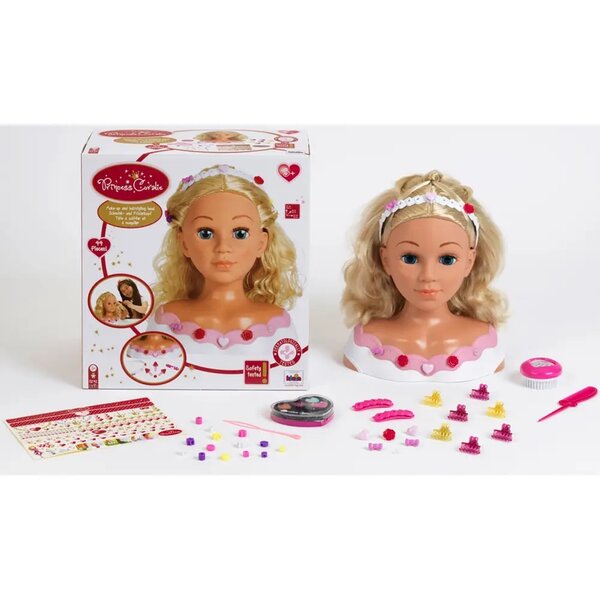 Theo Klein 5242 - Tête à coiffer Princesse Coralie Rose