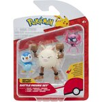 Jazwares PKW4088 - Pokémon Pack de 3 Figurines de Combat