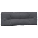 vidaXL Coussins de palette 3 Pièces anthracite tissu