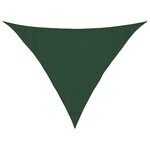 vidaXL Voile d'ombrage 160 g/m² Vert foncé 3 5x3 5x4 9 m PEHD