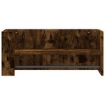 vidaXL Étagère murale chêne fumé 70 5x35x30 5 cm bois d'ingénierie