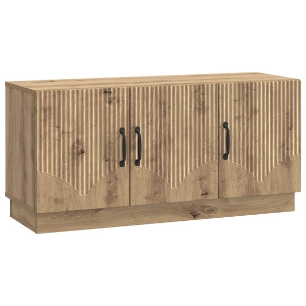 vidaXL Meuble TV 99 x 34 5 x 47 cm Chêne artisanal Bois d'ingénierie
