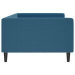vidaXL Lit de repos bleu 100x200 cm velours