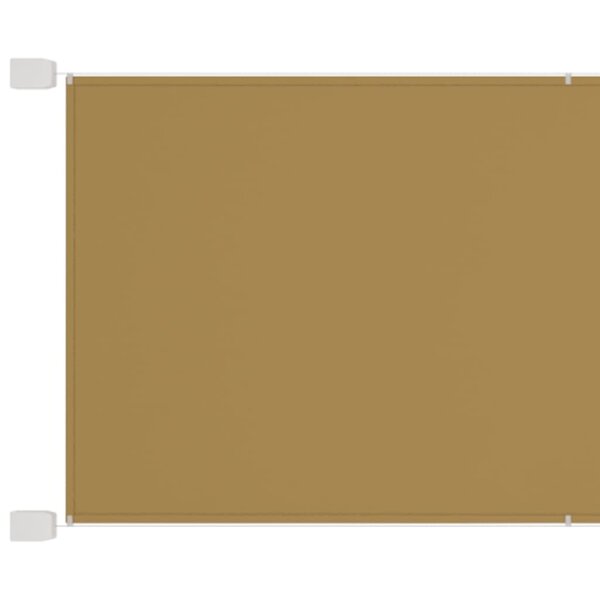 vidaXL Auvent vertical Beige 200x270 cm Tissu oxford