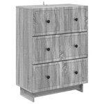 vidaXL Armoire à tiroirs 66 x 34 5 x 90 cm Bois d'ingénierie