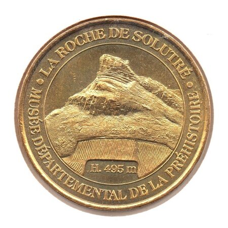 Mini médaille monnaie de paris 2007 - musée départemental de la préhistoire
