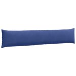 vidaXL Coussins de canapé 2 Pièces Bleu police 200 x 40 cm