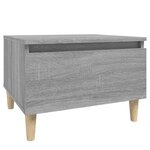 vidaXL Tables d'appoint 2 Pièces Sonoma gris 50x46x35 cm Bois ingénierie