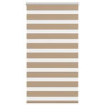 vidaXL Store zèbre marron sable largeur du tissu 70 9 cm polyester