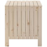 vidaXL Boîte de rangement avec couvercle RANA bois massif de pin