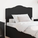 vidaXL Tête de lit Chêne noir 75 cm Bois d'ingénierie