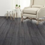 vidaXL Planche de plancher PVC autoadhésif 5 02 m² 2 mm Noir et blanc