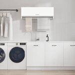 vidaXL Garde-robe blanc 100x32 5x35 cm bois d'ingénierie