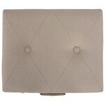 Tabouret de rangement 40 x 33 x 33 cm beige tissu 02_0021226