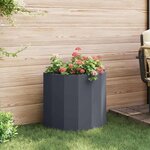vidaXL Jardinière Anthracite 60 x 30 x 50 cm Acier