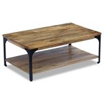 vidaXL Table basse Bois de manguier 100x60x38 cm