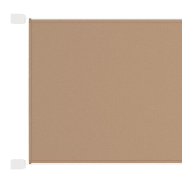 vidaXL Auvent vertical Taupe 60x1000 cm Tissu oxford