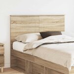 vidaXL Tête de lit Chêne Sonoma 135 cm Bois d'ingénierie