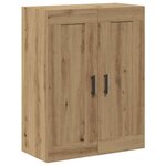 vidaXL Buffet chêne artisanal 69 5x34x90 cm bois d'ingénierie
