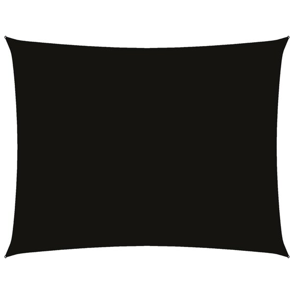 vidaXL Voile de parasol tissu oxford rectangulaire 2x3 5 m noir