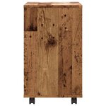 vidaXL Table d'appoint vieux bois 70x35x55 cm bois d'ingénierie