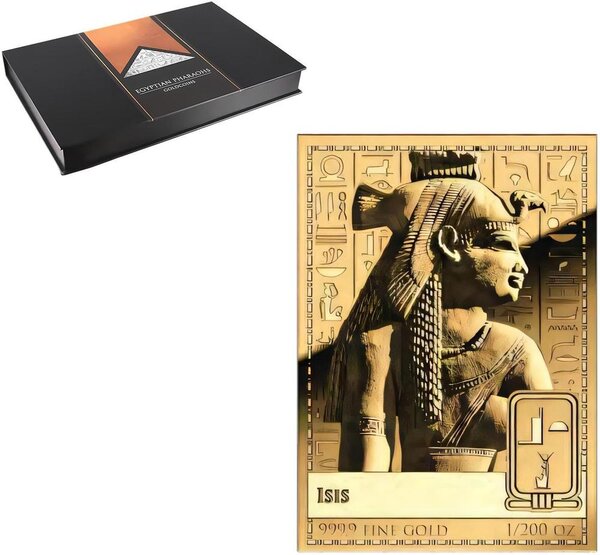 Pièce de monnaie en Or 5000 Francs g 0.155 (1/200 oz) Millésime 2024 Gold Gift ISIS