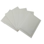 Lot de 5 pochettes matelassées à bulles d'air type a 110mmx160mm blanc fsc