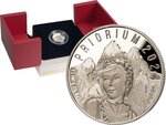 Pièce de monnaie en Gold - Iridium - Palladium - Rhodium - Platinum 25 Dollars g 7.77 (1/4 oz) Millésime 2024 Autitium PRIORIUM