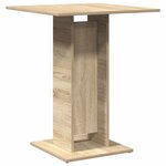 vidaXL Table de bistro Chêne sonoma 60x60x75 cm Bois d'ingénierie