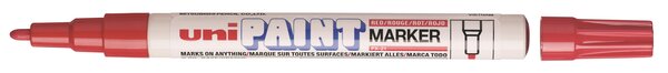 Marqueur PAINT Marker PX21 Pointe conique fine 0 8 - 1 2mm Rouge UNI-BALL