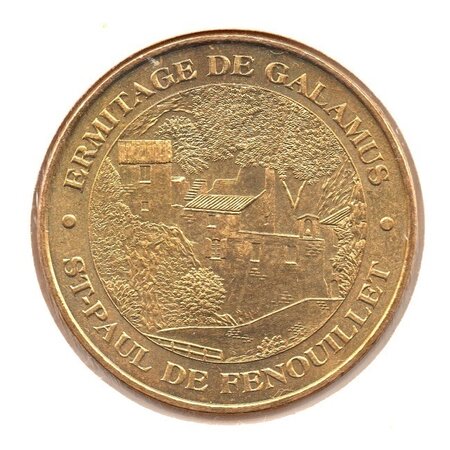 Mini médaille monnaie de paris 2007 - ermitage de galamus