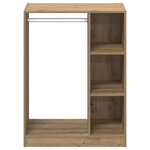 vidaXL Armoire chêne artisanal 77 x 48 x 102 cm Bois d'ingénierie