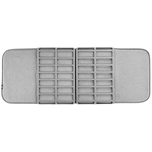 Tapis égouttoir à chaussures avec rack amovible