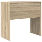 vidaXL Bureau d'écriture Chêne Sonoma Panneaux de particules