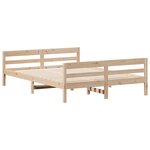 vidaXL Cadre de lit sans matelas 120x200 cm bois de pin massif
