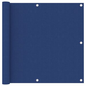 vidaXL Écran de balcon Bleu 90x400 cm Tissu Oxford