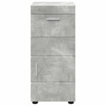 vidaXL Ensemble d'armoire de salle de bain TULUM Gris béton