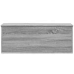 vidaXL Boîte de rangement sonoma gris 90x35x35 cm bois d'ingénierie
