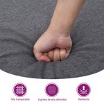 vidaXL Banc Crème 100x35x41 cm Tissu